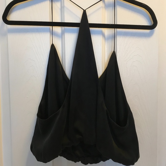 Kendall +Kylie Black V-Neck Tank Top - Picture 4 of 5